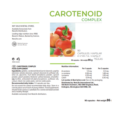 Carotenoid Complex - Whole Food Carotenoid Supplement